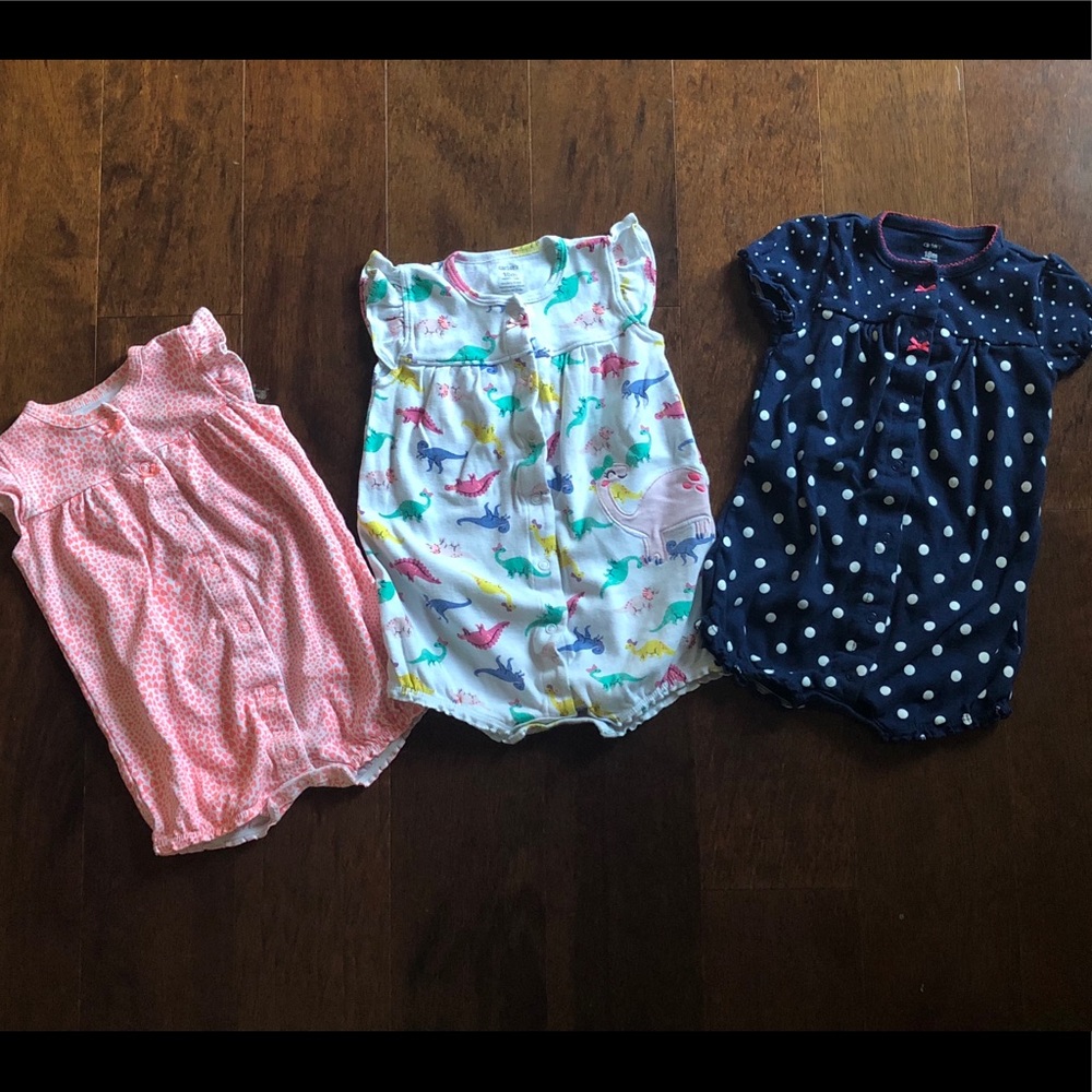 💕 Three Carter’s Rompers 💲Summer Clear Out